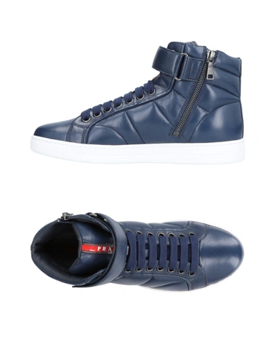 Prada Sneakers In Dark Blue