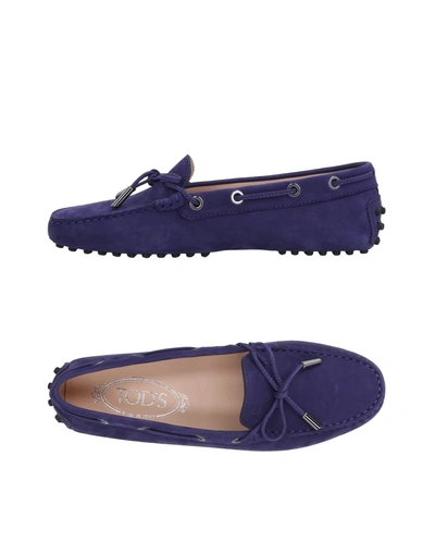 Tod's Loafers In Purple