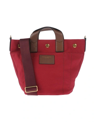 Marc Jacobs Handbag In Brick Red