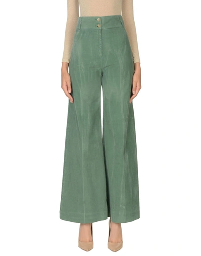 Gucci Casual Pants In Emerald Green
