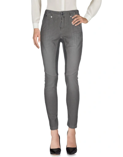 High Casual Pants In Grey
