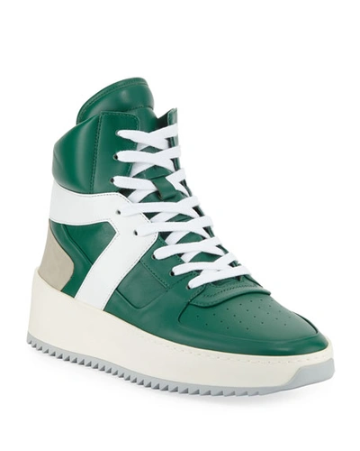 Fear Of God Men's Leather High-top Basketball Sneakers