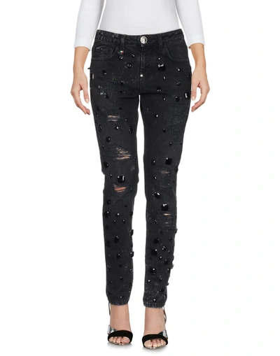 Philipp Plein Jeans In Black