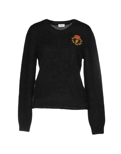 Saint Laurent Sweater In Black