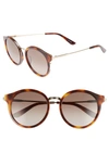 Juicy Couture 52mm Round Sunglasses In Havana/ Gold