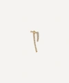 Maria Tash Double Diamond Talon Stud Earring In Gold