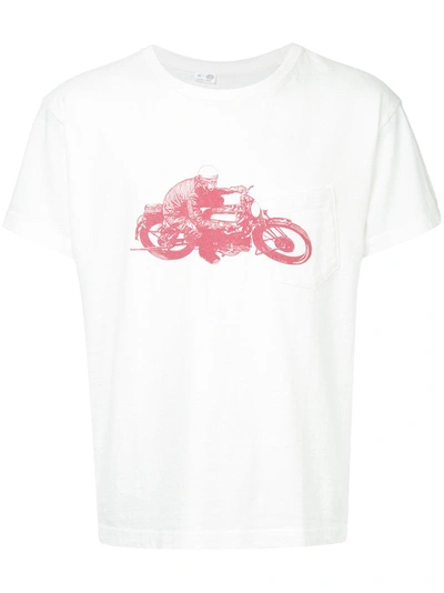 Addict Clothes Japan Racer Print T-shirt - White