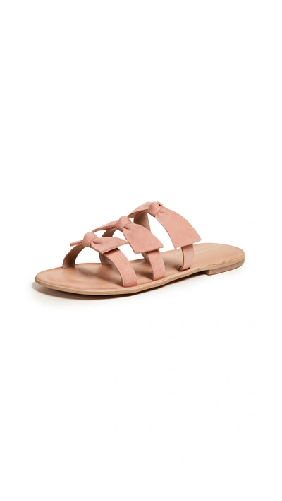 Jeffrey Campbell Atone Bow Sandals In Blush