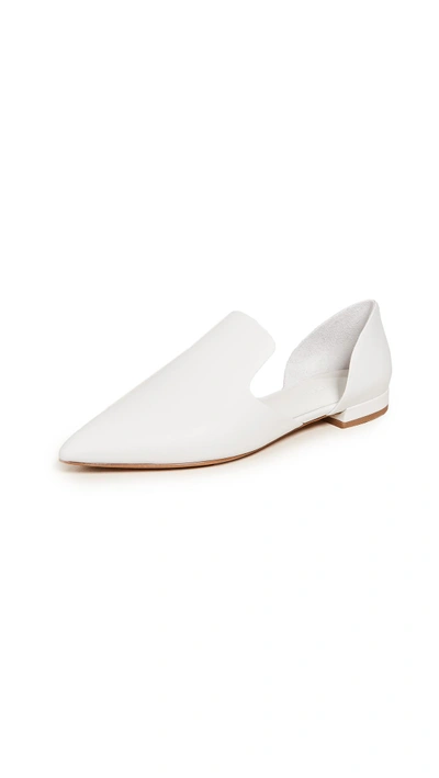 Vince Women's Damris Calf Leather D'orsay Flats In Horchata