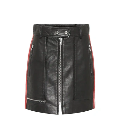 Isabel Marant Étoile Isabel Marant Etoile Leather Alynne Skirt In Black.