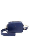 Fendi Camera Leather Crossbody Bag In Blueberry
