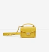 The Kooples Emily Mini-tasche Mit Krokodiloptik In Gelb In Yellow