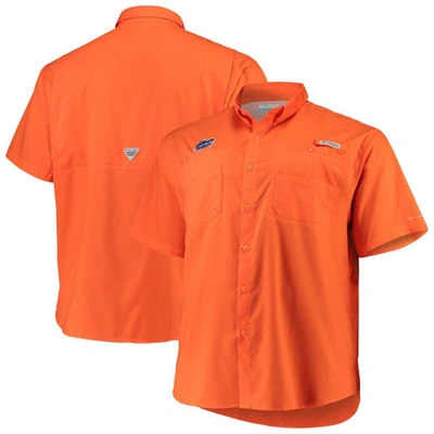 Columbia Orange Florida Gators Big & Tall Collegiate Tamiami Button-down Shirt