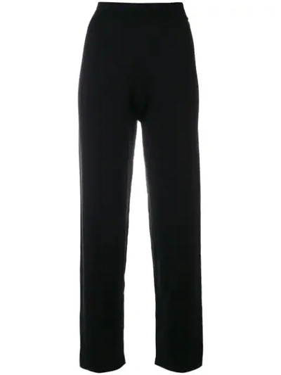 Sottomettimi Relaxed Cropped Trousers In Black