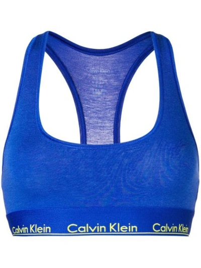 Calvin Klein Underwear Logo Band Briefs - Blue In Blue