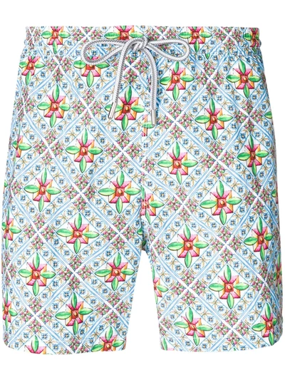 Capricode Printed Swim Shorts In Multicolour