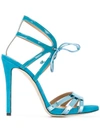 Marc Ellis Lace-up Sandals - Blue