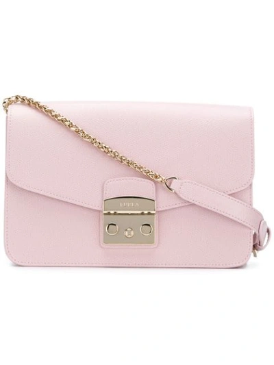 Furla Metropolis Shoulder Bag In Pink