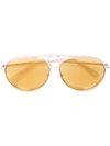 Chloé Romie Sunglasses In Metallic