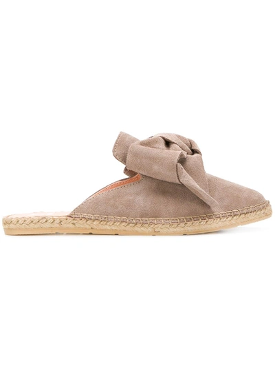 Manebi Bow Front Mule Style Espadrilles