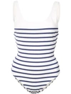 Solid & Striped The Ann-marie Swimsuit In Navy Breton