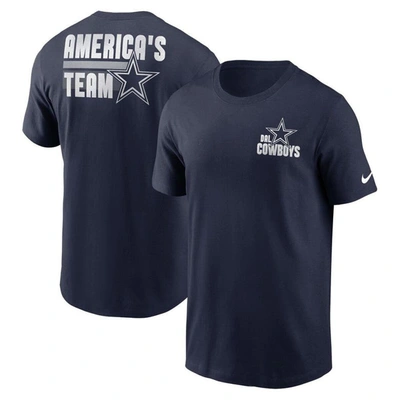 Nike Dallas Cowboys Blitz Team Essential  Men's Nfl T-shirt In Blue