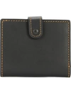 Coach Small Trifold Wallet In Black