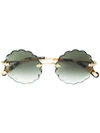 Chloé Eyewear Rosie Petite Sunglasses - Metallic