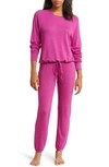 Ugg Gable Knit Pajama Set In Solferino Pink