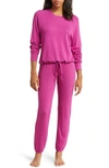 Ugg Gable Knit Pajama Set In Pink Heather