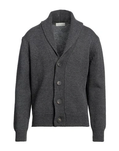 Filippo De Laurentiis Man Cardigan Lead Size 46 Merino Wool In Grey