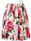 Dolce & Gabbana Floral Full Skirt