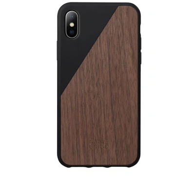 Native Union Wood Edition Clic Iphone X Case In Black