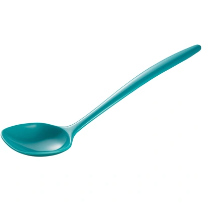 Gourmac 12-inch Round Melamine Spoon In Blue