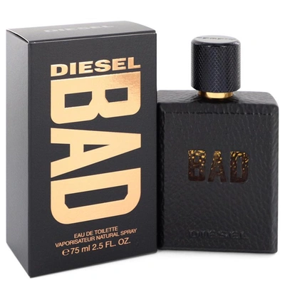 Diesel 549818 Bad Cologne Eau De Toilette Spray For Men, 2.5 oz
