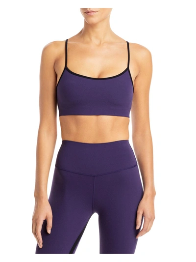 Splits59 Liya Womens Fitness Workout Sports Bra In Purple