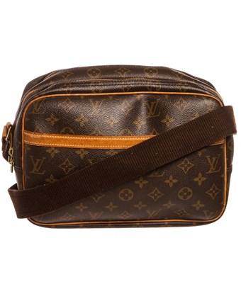 Louis Vuitton Monogram Canvas Leather Reporter Pm Bag In Brown Monogram | ModeSens