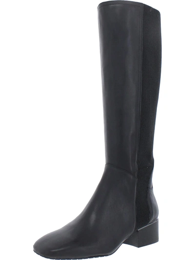 Donald J Pliner Annika Womens Pull On Tall Knee-high Boots In Black