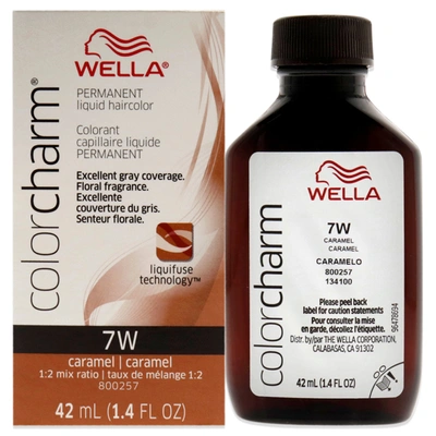 Wella Color Charm Permanent Liquid Haircolor - 7w Caramel By  For Unisex - 1.4 oz Hair Color