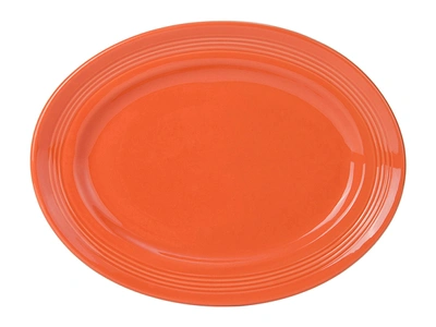 Tuxton Concentrix Oval Platter 13-3/4"x10-1/2", 6 Pieces
