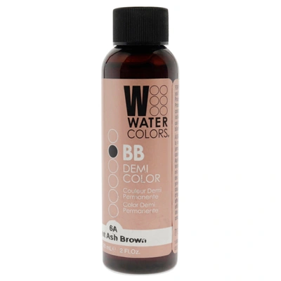Tressa Watercolors Bb Demi-permanent Hair Color - 6a Medium Ash Brown By  For Unisex - 2 oz Hair Colo In Transparent