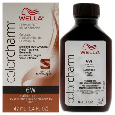 Wella Color Charm Permanent Liquid Haircolor - 6w Praline By  For Unisex - 1.4 oz Hair Color