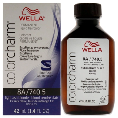 Wella Color Charm Permanent Liquid Haircolor - 740.5 8a Light Ash Blonde By  For Unisex - 1.4 oz Hair