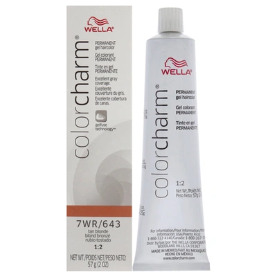 Wella Color Charm Permanent Hair Color Gel - 7wr 643 Tan Blonde By  For Unisex - 2 oz Hair Color