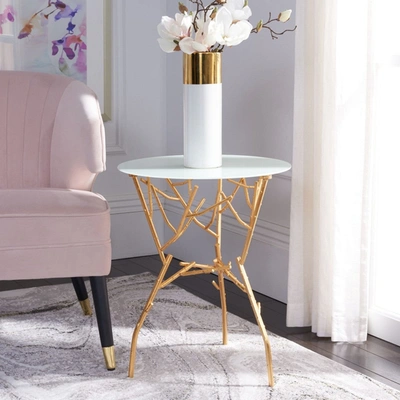 Safavieh Tara Branched Glass Top Gold Accent Table