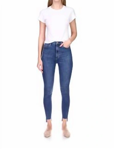 Dl1961 - Women's Chrissy Skinny: Ultra High Rise Instasculpt Ankle In Oxford (performance) In Multi