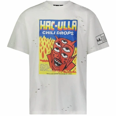 Haculla Men's Chili Drops Vintage Tee In Off White