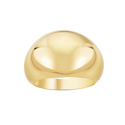 Fine Jewelry Dome Ring 14k Gold In Beige