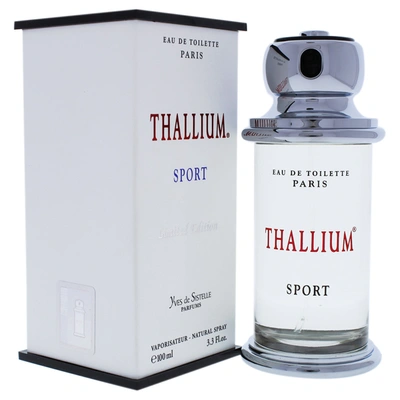 Yves De Sistelle Thallium Sport For Men 3.3 oz Edt Spray (limited Edition)