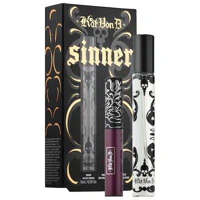 Kat Von D Sinner Lipstick + Fragrance Mini Duo Set